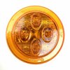 Truck-Lite Low Profile, Led, Yellow Round, 8 Diode, Marker Clearance Light, Pc, Pl-10, 12V 10286Y